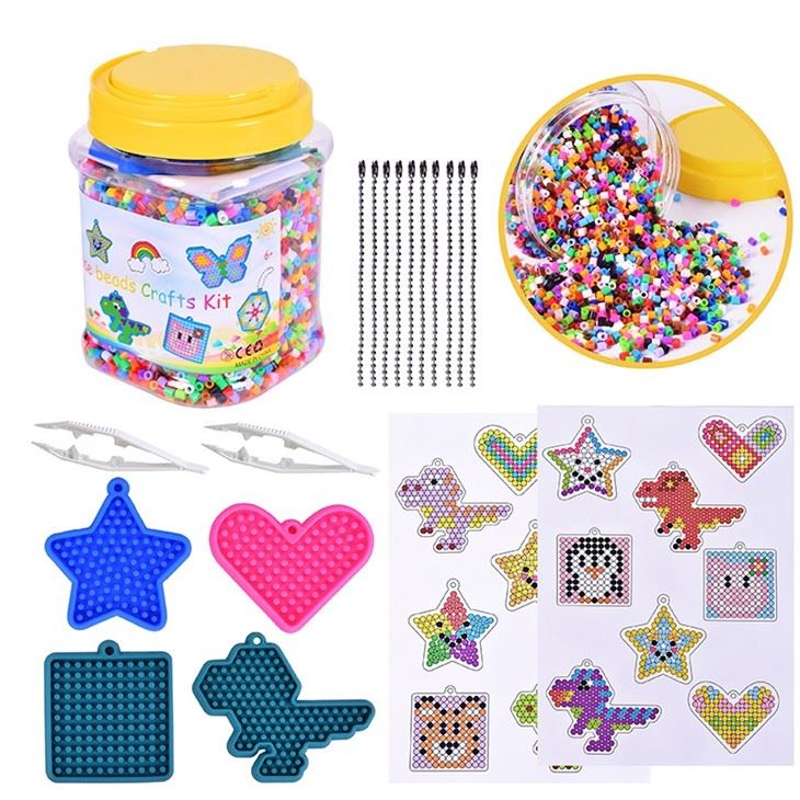 Non Iron Fuse Beads Kit With Soft Silicone Template